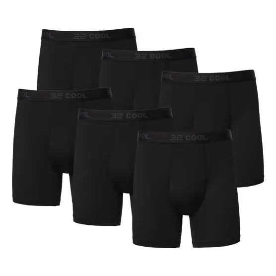 32 Degrees Men's Comfort Mesh Boxer Brief, 6‑Pack