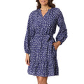 Draper James Women's Long Sleeve Belted Dress