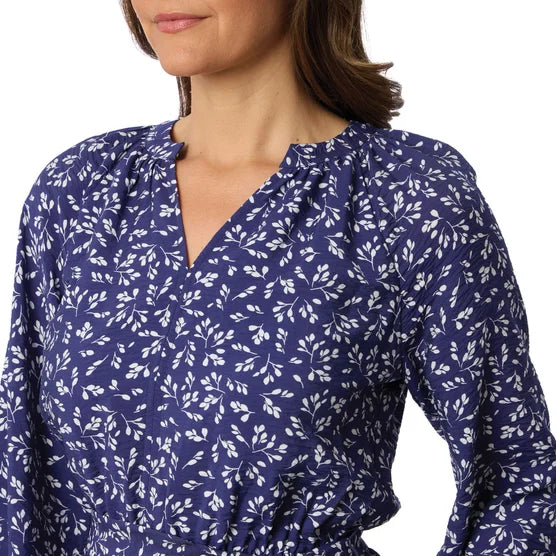 Draper James Women's Long Sleeve Belted Dress