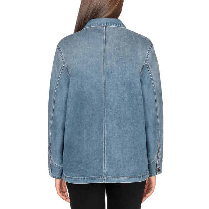 light blue back