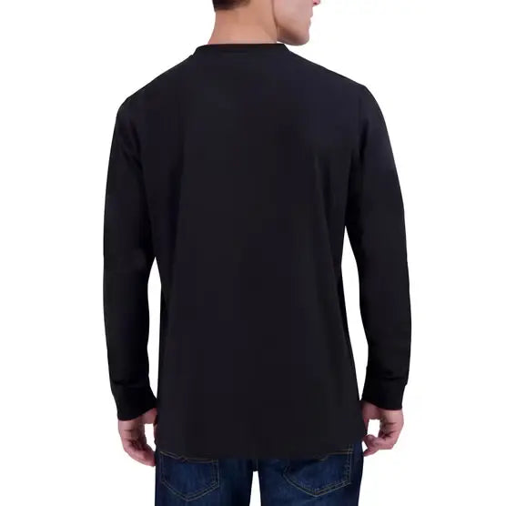 John Deere Men's Long Sleeve Embroidered Jersey T-Shirt
