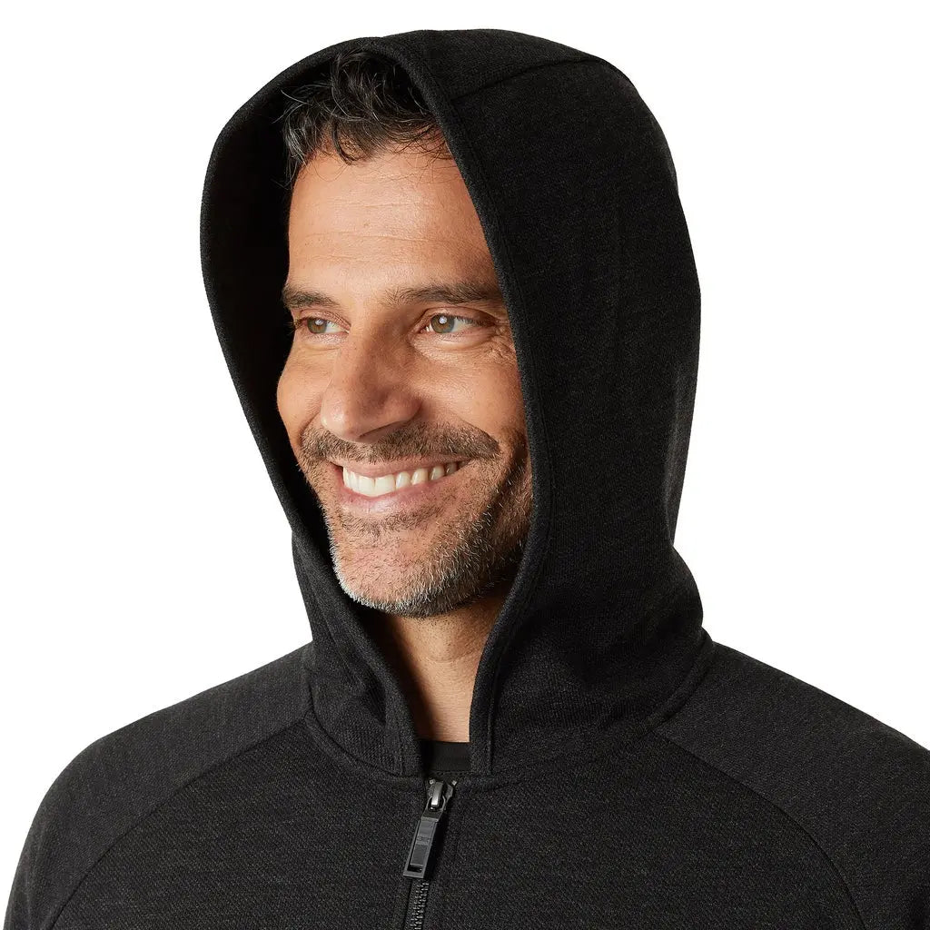 black hoodie
