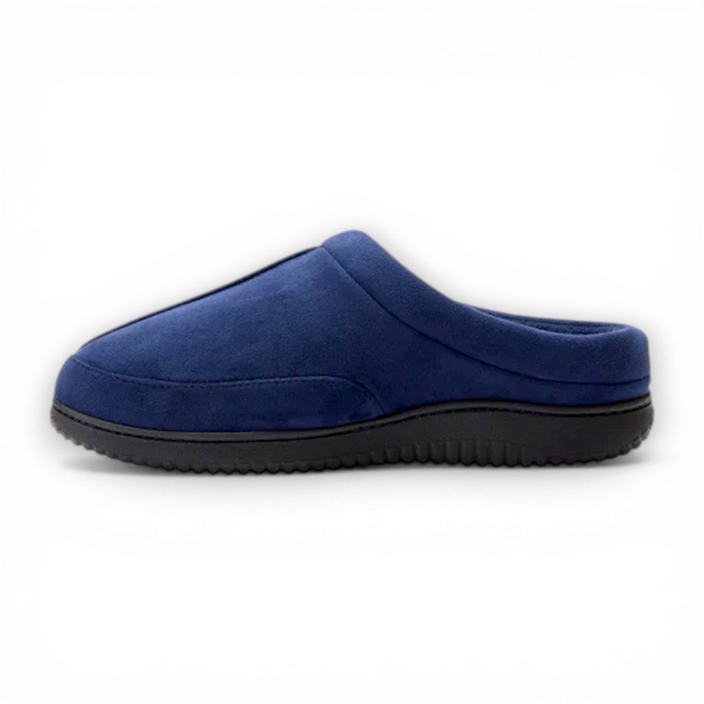 Blue slipper on a white background