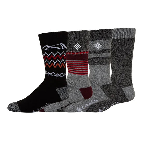 Columbia Men's Thermal Socks, 4-pair