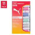 Puma Girls' Cotton Blend Bikini Underwear 11-Pack
