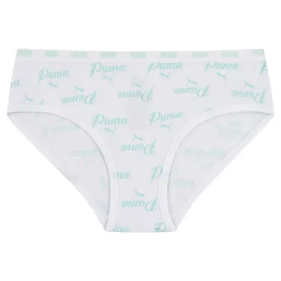 Puma Girls' Cotton Blend Bikini Underwear 11-Pack