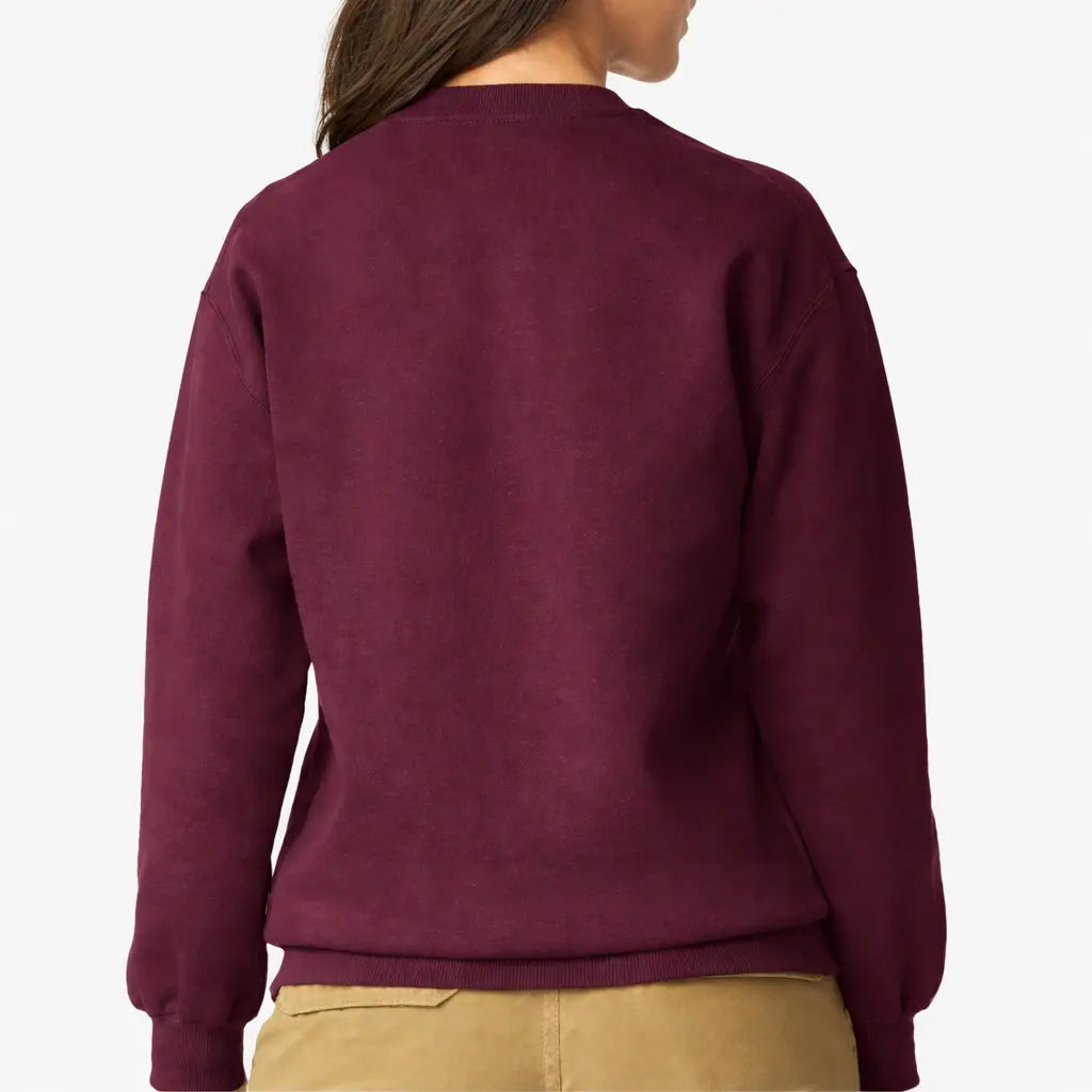dark red back
