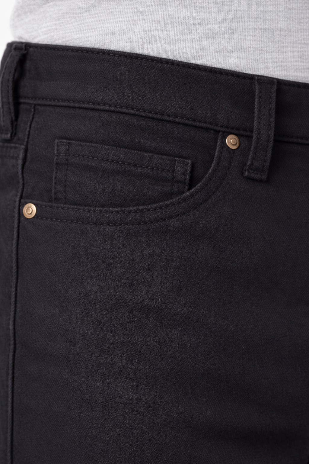 black pants detail