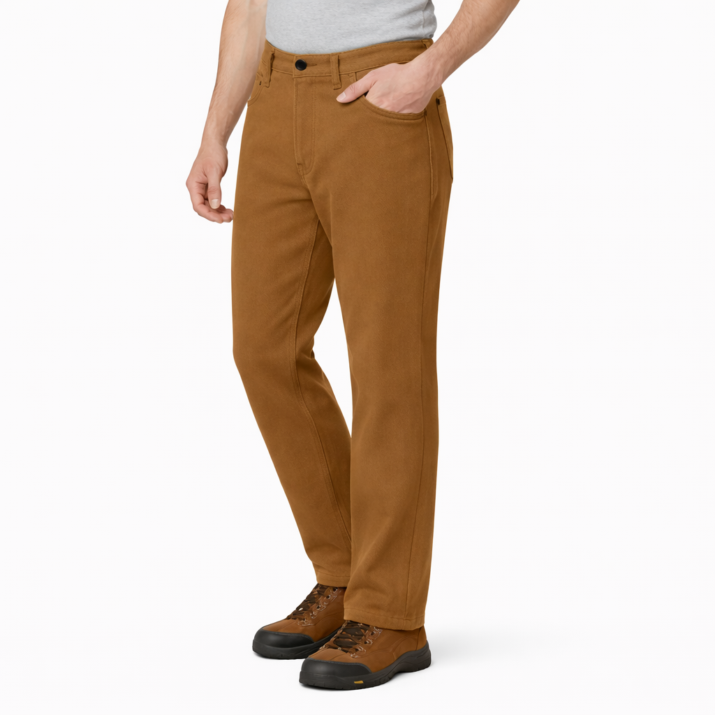 brown pants side
