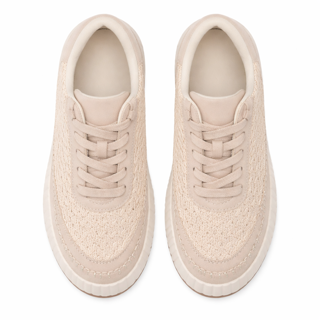 beige top