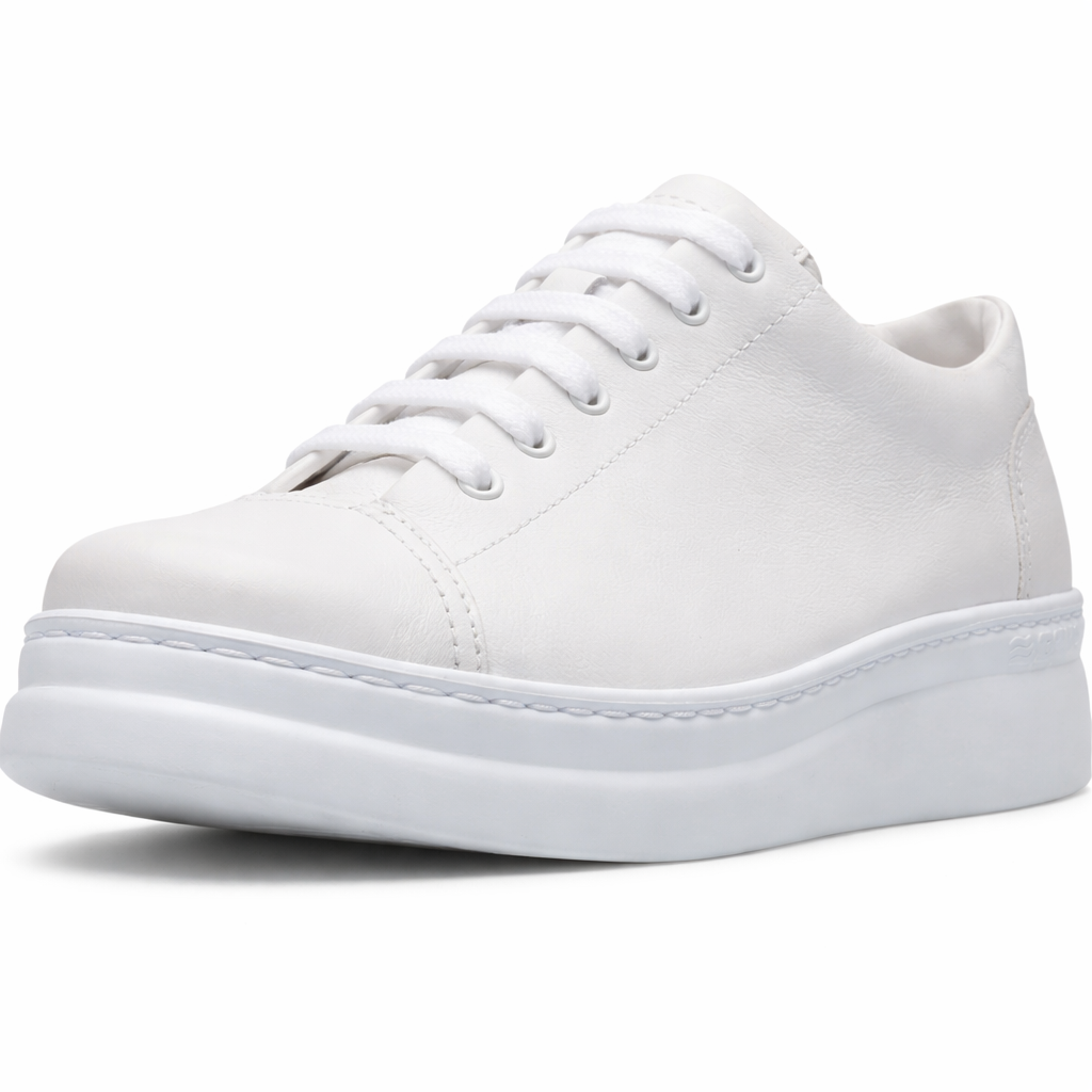 White sneaker on a white background