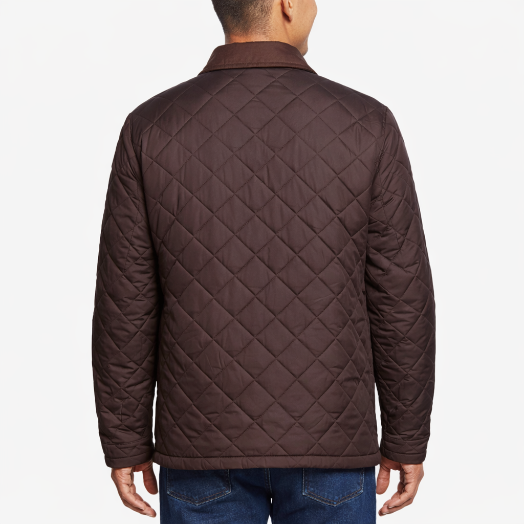 brown jacket back