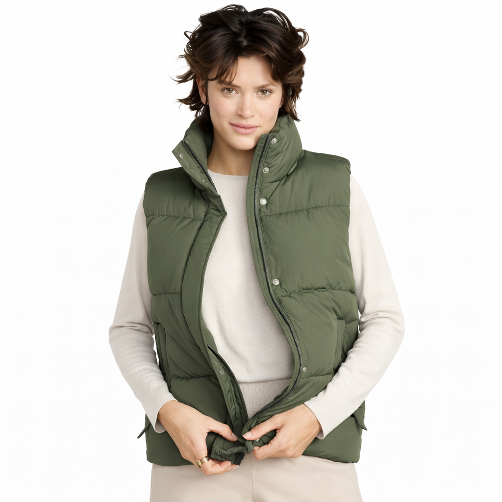 green vest front