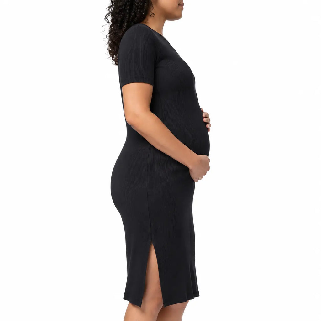 Parasuco Women's Short Sleeve Maternity Dress