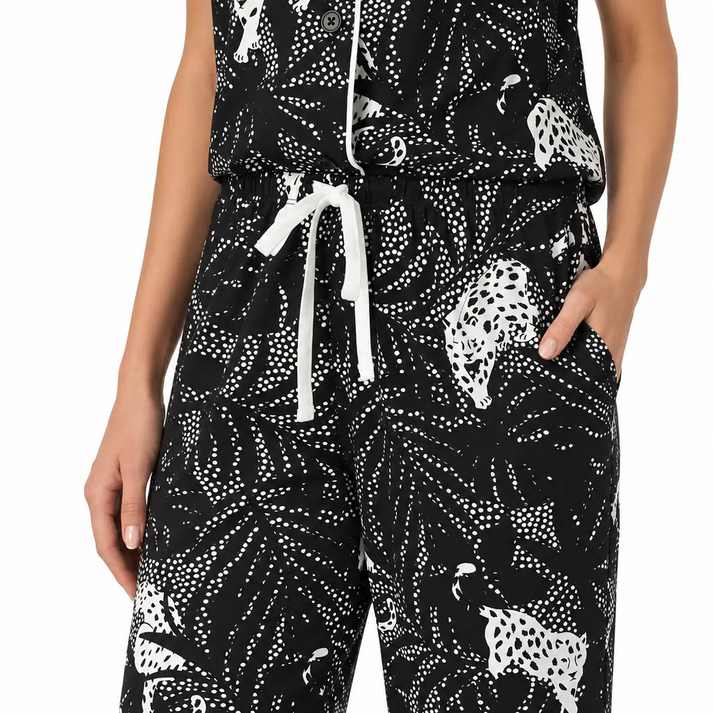 Room Service Women's Notch Collar Pyjama Set