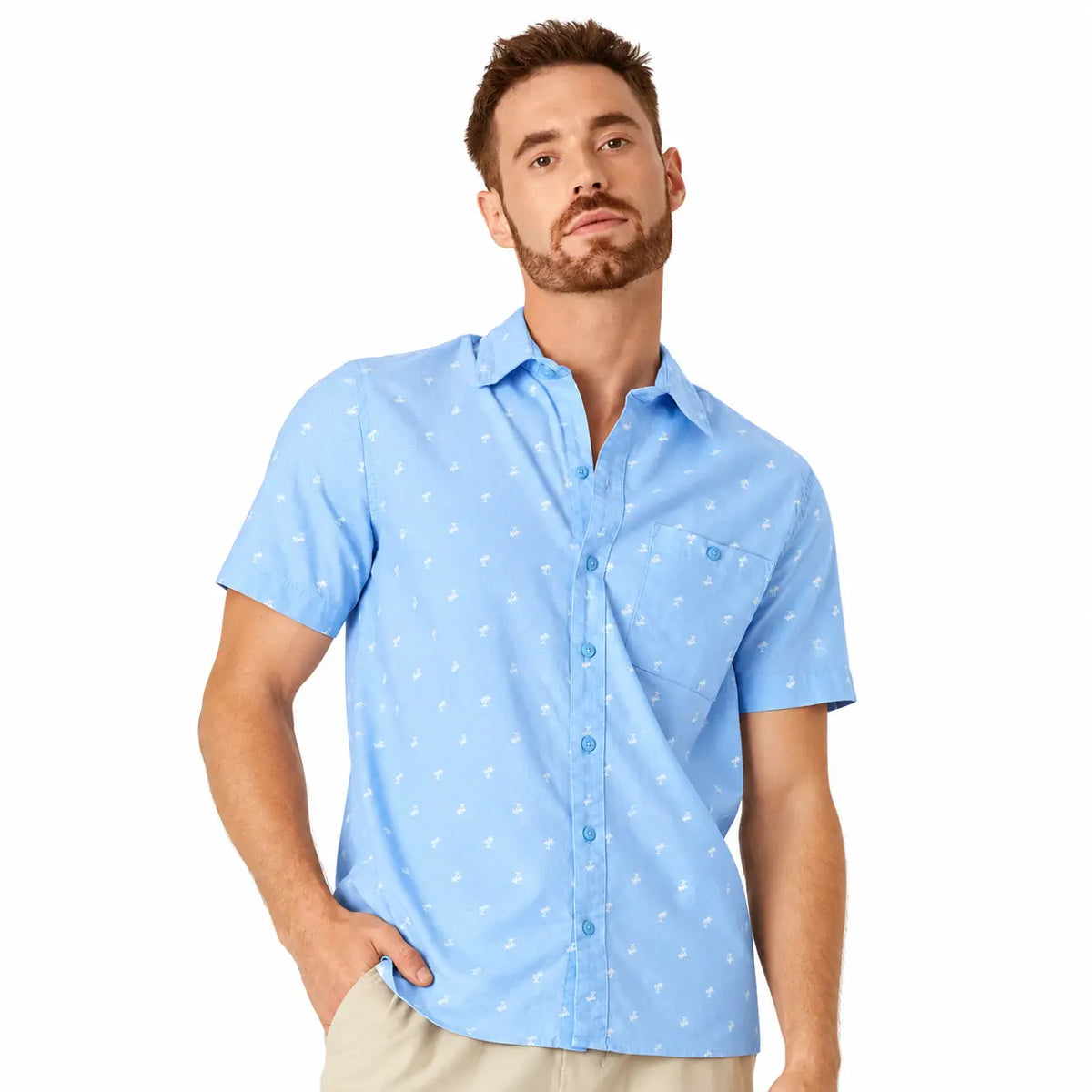 light blue front