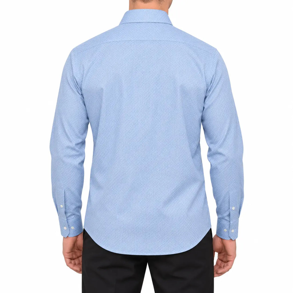light blue back