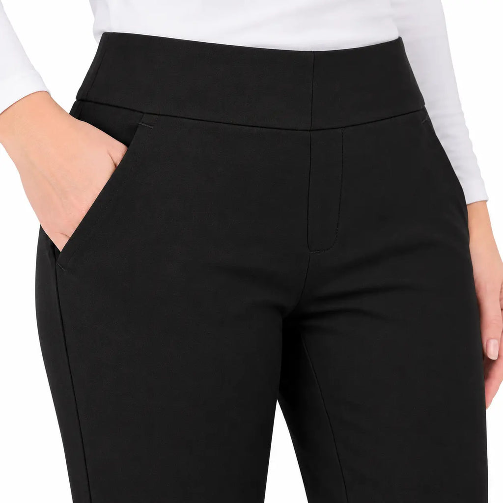 S.C. & CO. Women’s Pull-on Straight Leg Pant with Tummy Control‌
