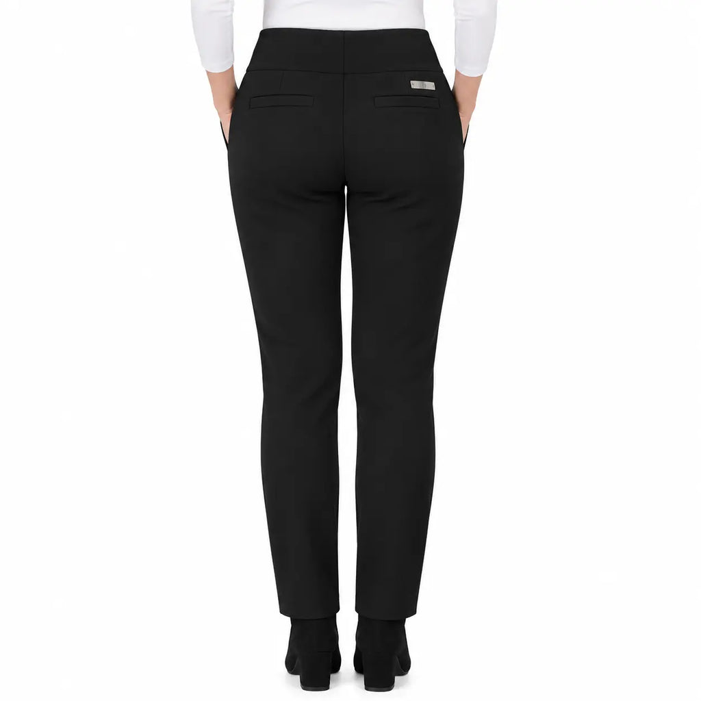 S.C. & CO. Women’s Pull-on Straight Leg Pant with Tummy Control‌