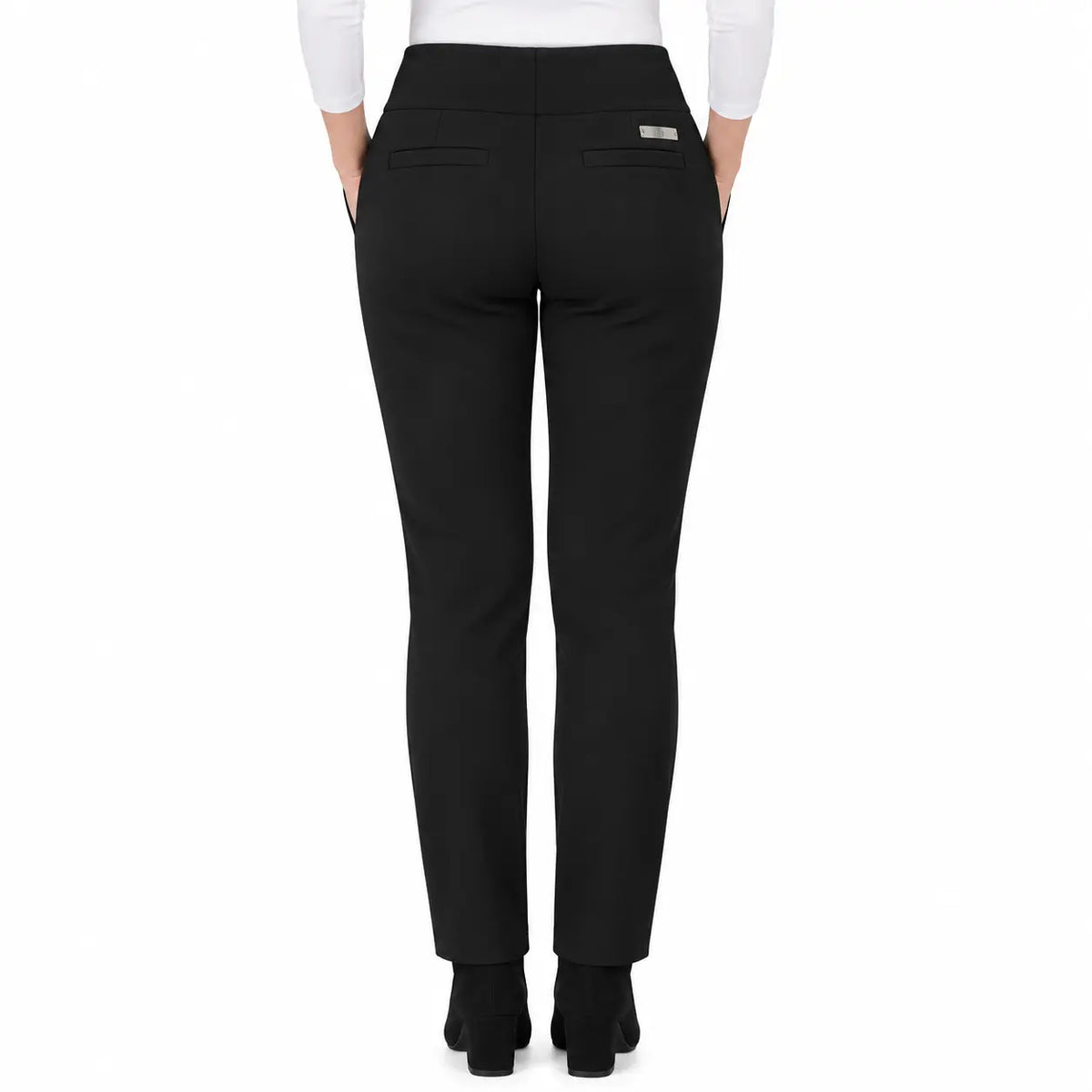 S.C. & CO. Women’s Pull-on Straight Leg Pant with Tummy Control‌